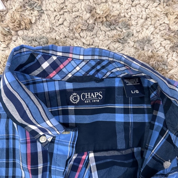 Men’s Chaps Dress Shirt (Large) - Picture 2 of 3